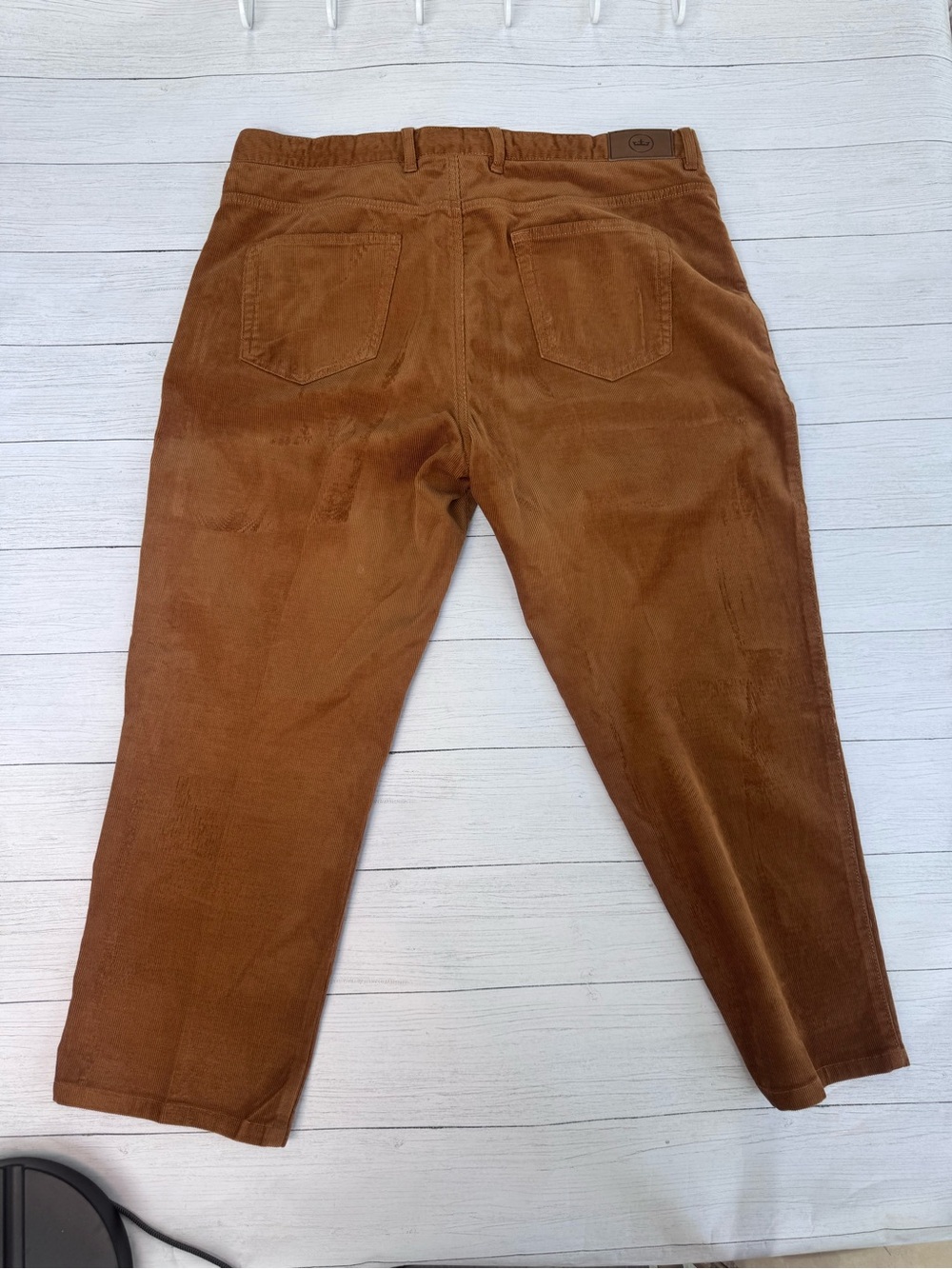 Peter Millar Brown Corduroy Pants Men’s Size 38 Straight Leg Inseam 24” - Picture 8 of 9
